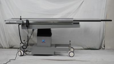 Opération ERCP DSA Table chirurgicale électrique mobile avec gros rouleaux 125 mm de diamètre