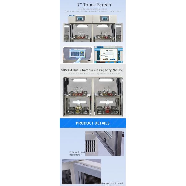 Refrigerated Orbital Laboratory Incubator Shaker DS-5042SKR(A)