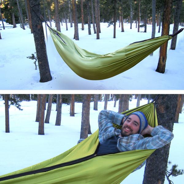 280x140cm Underquilt Portable Camping Hammock For Winter