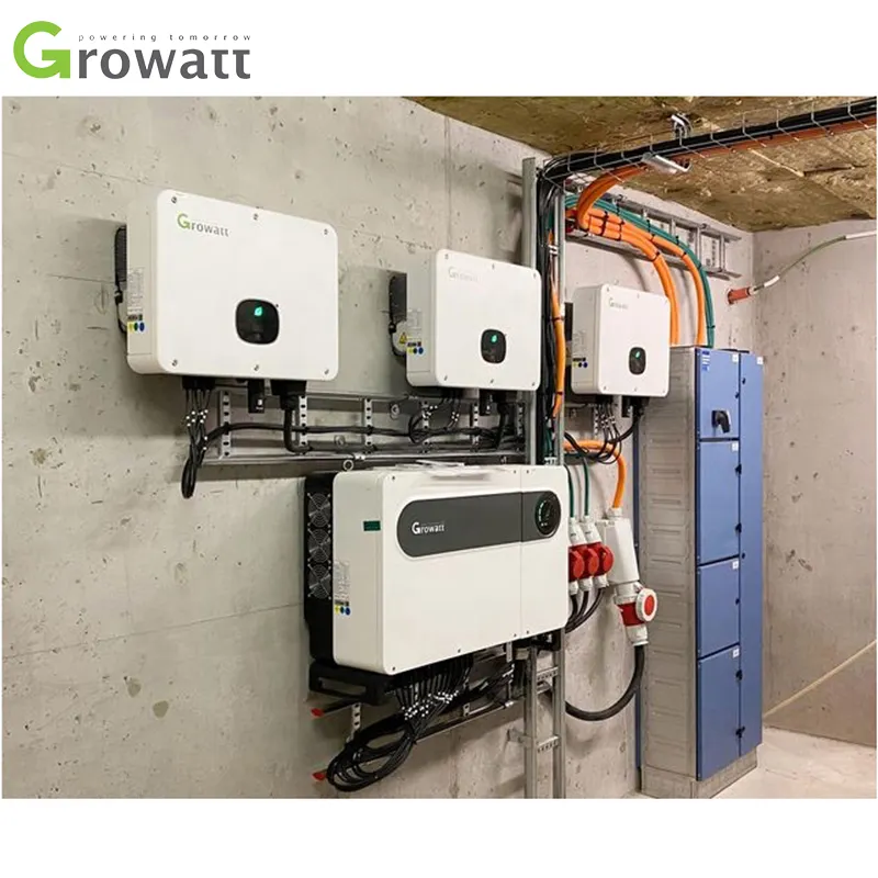 Growatt Solar Energy System MID 36KTL3-X on Grid Commercial & Industrial PV Solar Inverter DC AC 36kw Grid Tie Inverter