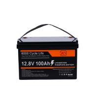 Deep Cycle 12V LiFePO4 Battery Pack 12.8V 100Ah High Safety Long Lifespan