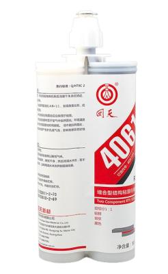 4061 Dealcoholized Two-Component RTV Silicone Rubber 1:1 Black/White Paste