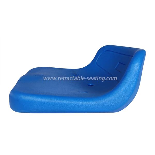 Indoor / Outdoor Fixed Plastic Gym Bleachers Stadium Seats With Low Backrest