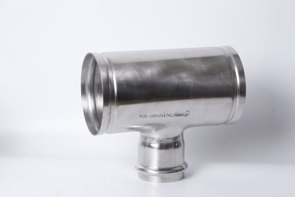 Round Stainless Steel Grooved Fittings Welded Grooved End Fittings