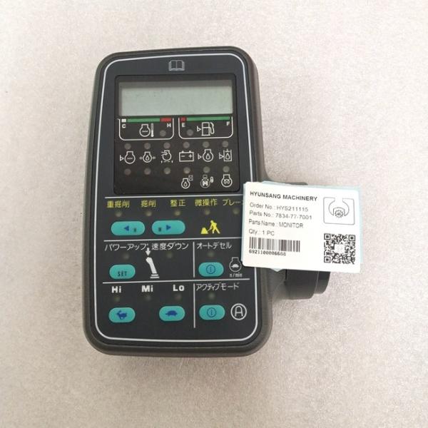 Excavator Electrical Parts Monitor 7834-77-7001 7834-71-6000 7834-71-6001 7834-71-6102 For PC340 PC380
