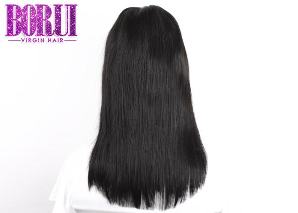 Peruca reta de 13*6 Bob, peruca do laço das perucas do cabelo humano de Glueless do brasileiro connosco do descorante