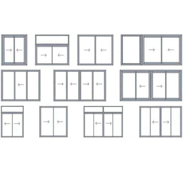 Australia Standard Certified Residential House Aluminum alloy sliding windows
