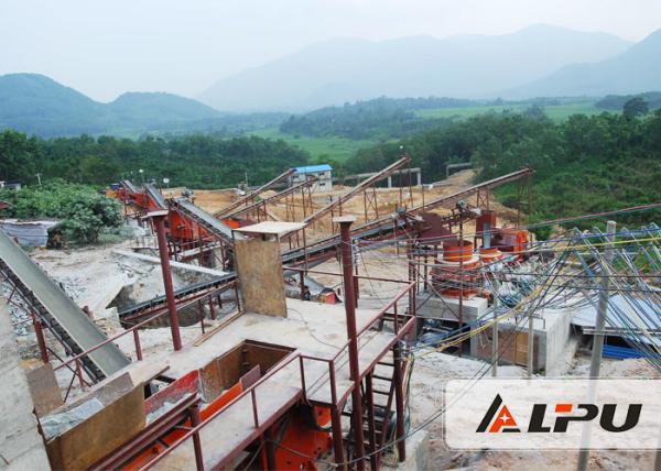 Jaw Crusher Stone / Granite Crushing Plant For Artificial Sand Making 30 - 800 TPH