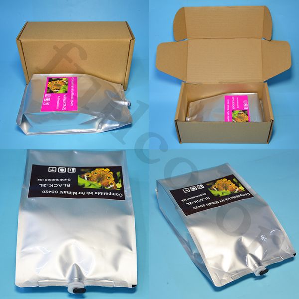 FCOLOR NEW 2 Liter Bottle Mimaki CS100 Eco Solvent Ink for SWJ320 Printer