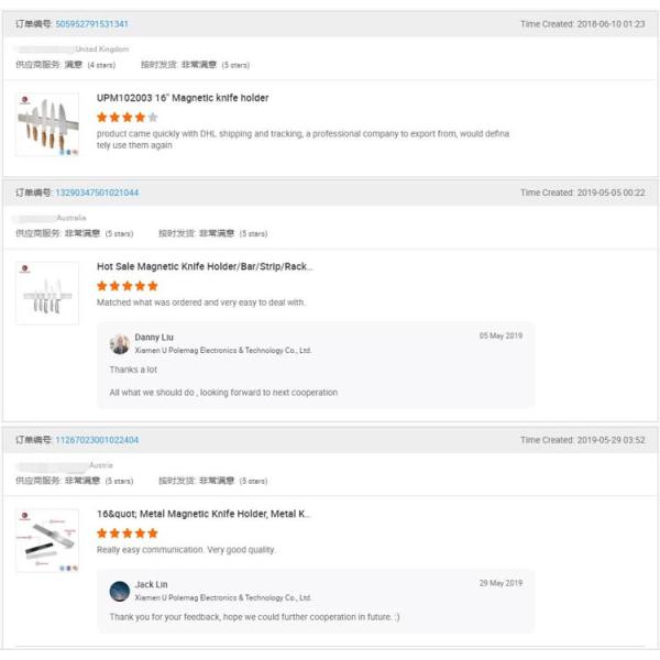 18 дюймов квадратные трубы из нержавеющей стали магнитный нож с 6 крюками для кухонной утвари держатель инструмента организатор