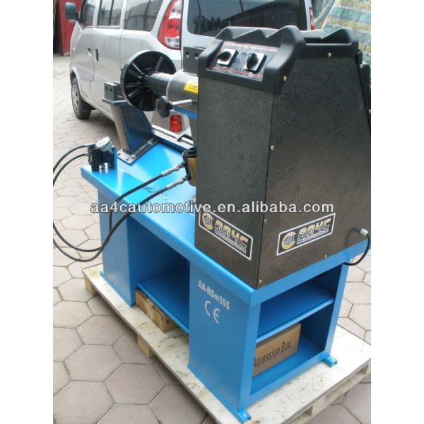 AA4C Full automatic Rim straightening machine with lathe AA-RSM595