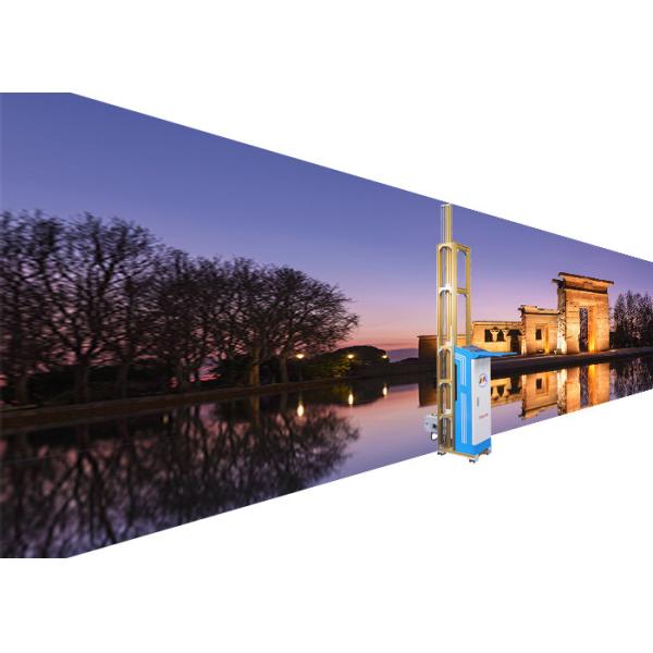 CMYK Vertical Wall Printer Machine , Wall Design Printing Machine