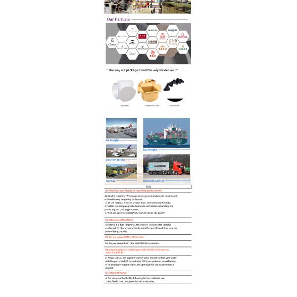 Soft Handy Stylish PU Leather Watch Packaging Box Red Edge Storage Case for Gift