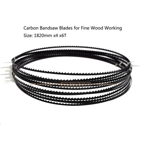 Carbon Bandsaw Blades for Fine Wood Working  Size: 1820mm x4x6T