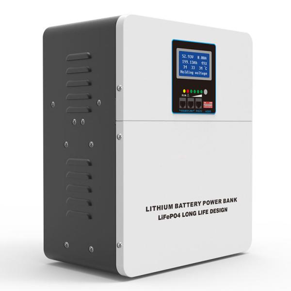 Wall mounted 24v 100ah 5kw 10kw 20kw Lifepo4 Lithium ion Energy Storage Battery  Rechargeable Pack for  Home solar  system