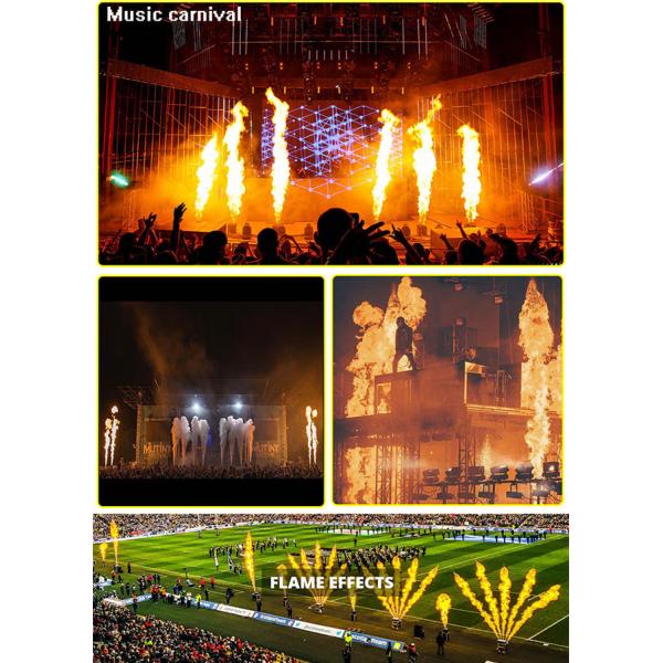 Управление машины DMX пламени LPG клуба свадьбы голов RoHS 3