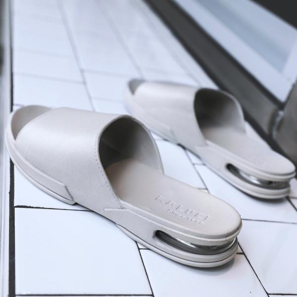 Unisex White Mens Sports Slippers Wear Resistant PU Material For Beach
