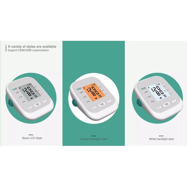 ABS LCD подготовляют монитор кровяного давления тумака, пластиковый монитор кровяного давления предплечья