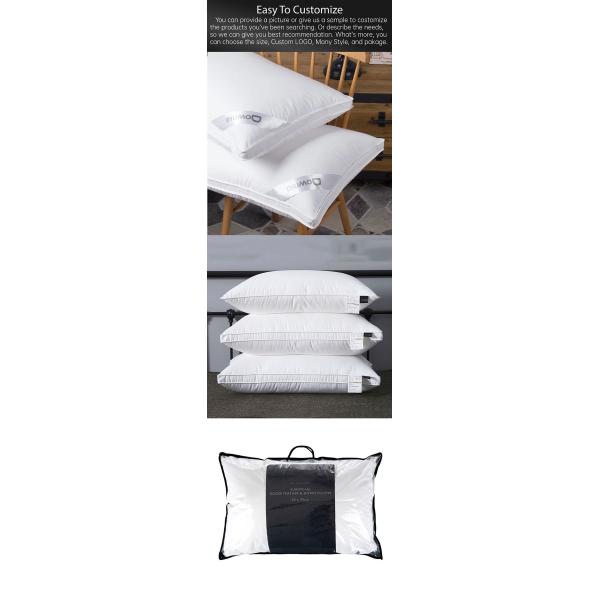 5 Star White Duck Down Hotel Quality Pillowcases Hotel Luxury Pillow Cases
