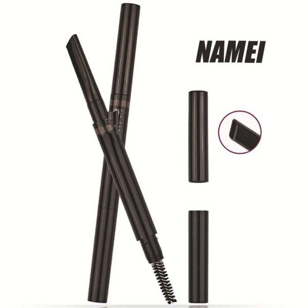 ABS Eyebrow Pencil Tube Cosmetic Packaging Round Eyebrow Pencil Empty Tube Fill Plastic Eyebrow Pencil Container