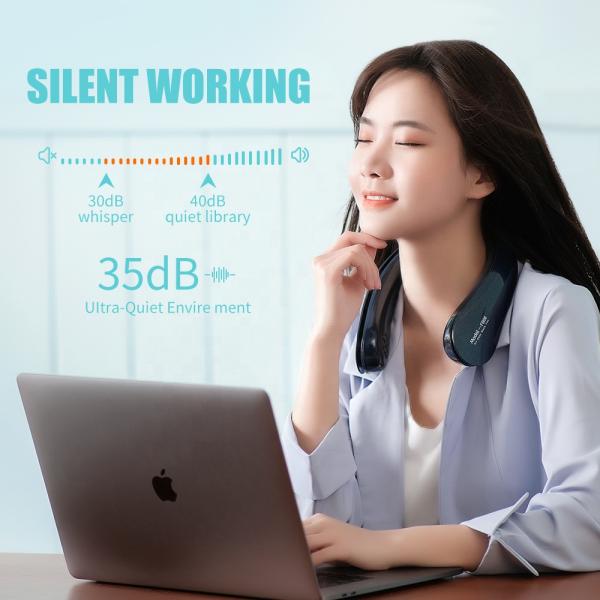 Вентилятор кармана безлистного спорта ожерелья вентилятора USB воздушных потоков портативного небольшого перезаряжаемые