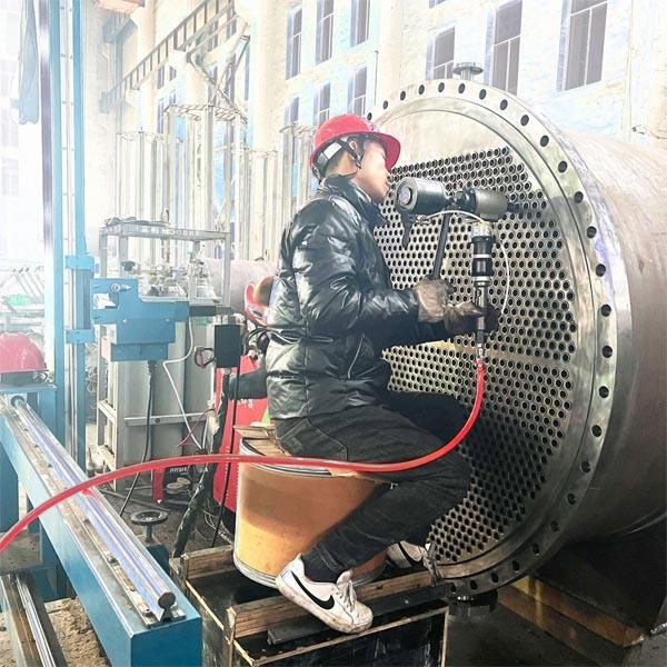 1.5 Heat Exchanger Tube Facing Machine Compact ID Mounted Pneumatic Tool