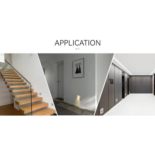 301lm Ocean LED Step Lights Plastic 3 CCT 1Watt Deck Stair Lights