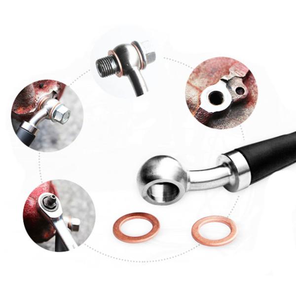 Шайба болта медного тормозного шланга Стандартные шайбы банджо М10