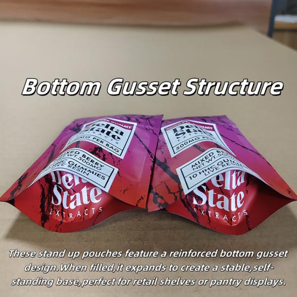 ISO-Certified Child-Resistant Pouch For Medicine Packaging Custom Logo Printing With Tear-Resistant.