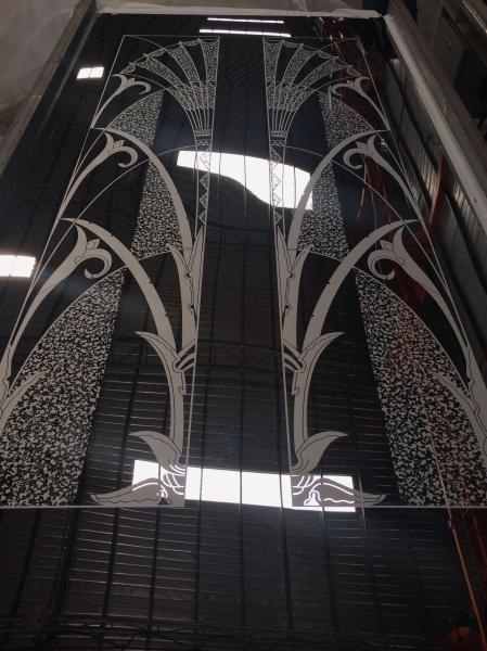 304 201 316L Mirror Finish Etched Decorative Stainless Elevator Design Pattern From Foshan Factory