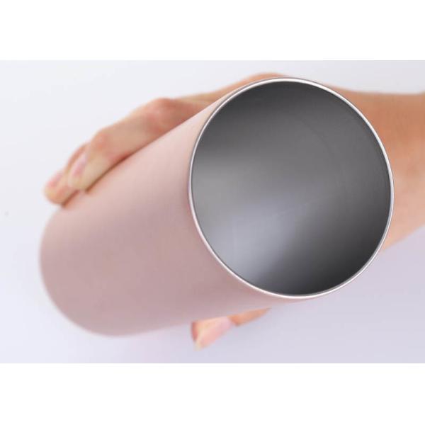 20oz Kitchen Household Items Skinny Insulated Tumbler Cups With Colored Straw