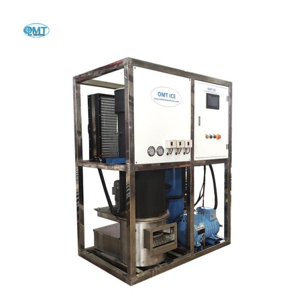 6.8kw Powerhouse Portable Tube Ice Maker 1 Ton Stable Operation With High Speed