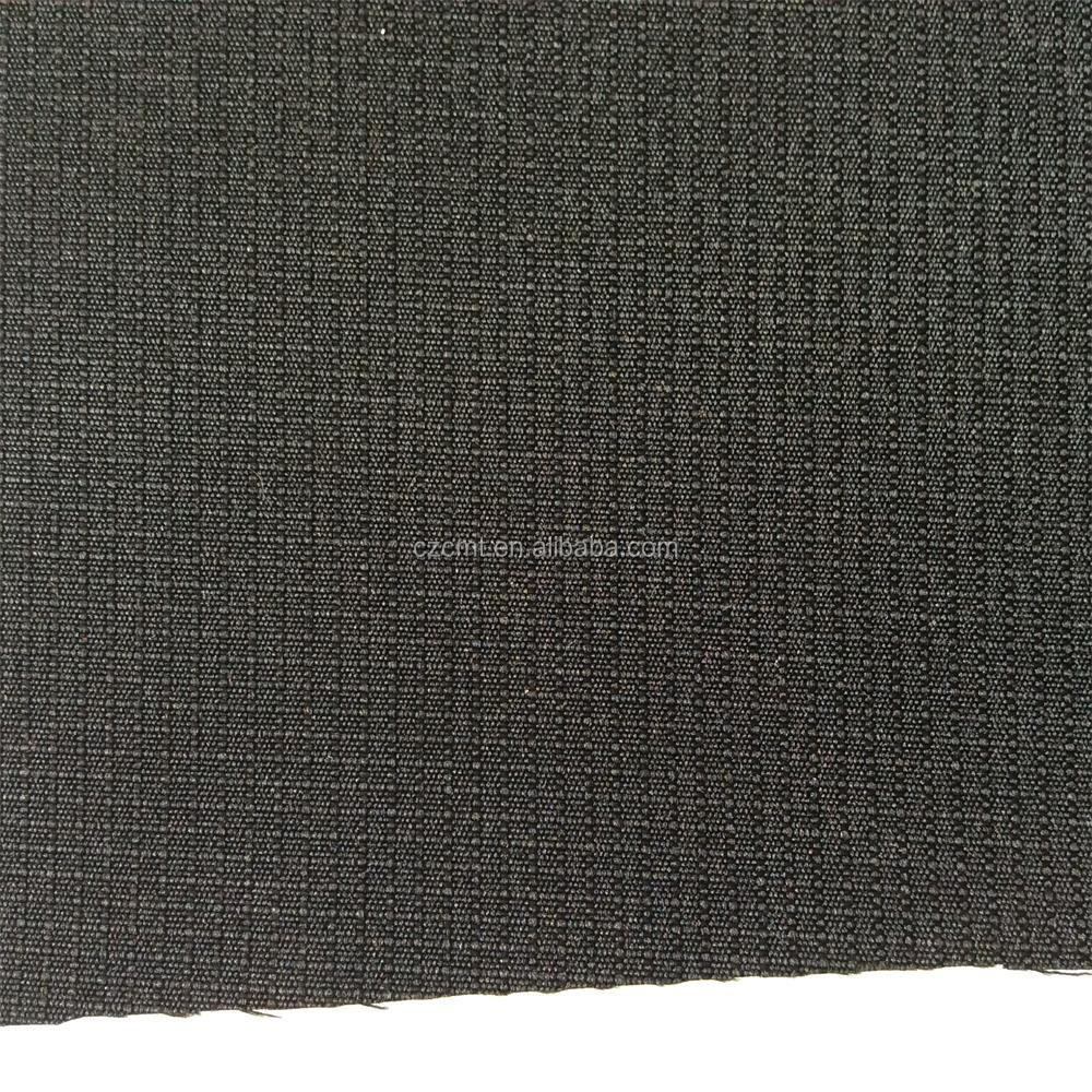 Plain Style 58/60 DTY 100% Polyester Oxford Fabric Black Ripstop 600D PVC Coated