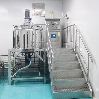 Jacketed Jacket Reactor Grease Mixing Machine Homogenizer Yogurt Liquid Detergent Mixer
