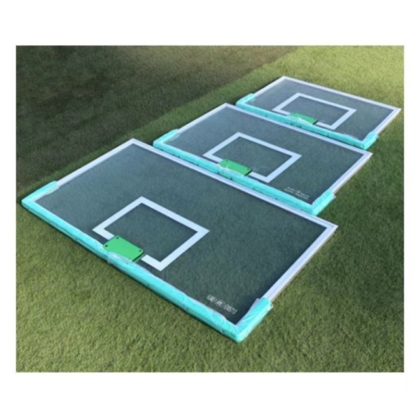 International Standard Tempered Glass Basketball Backboard with Aluminum Alloy Frame and Thickened Explosion-proof Design