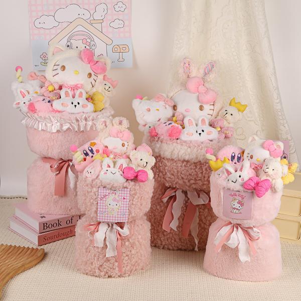 Gift Delu Gypsophila Doll Bouquet Ornaments Birthday Girl Stuffed Animal Flower Bouquet