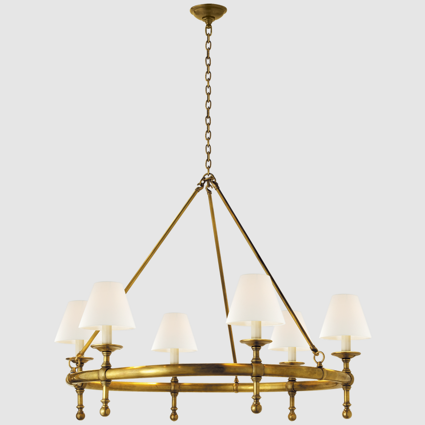 Luxury Modern Brass Pendant Light with Adjustable Height and 5-Year Warranty for Living Room Chandelier