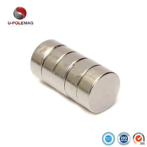 NiCuNi Coated D50x20 Strong Sintered Rare Earth 1 Tesla Permanent Magnet for Sensors
