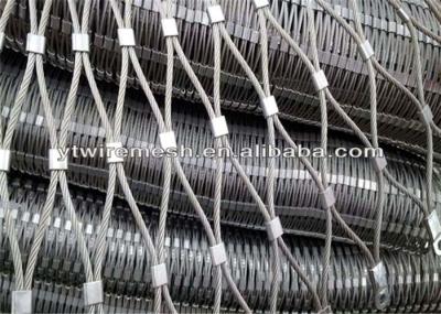 SS316 / SS304 Architectural Wire Mesh Fencing Corrosion Resistant SGS Approved
