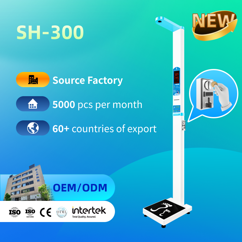 Coin-Operated Coin Operated Weight Scale Smart Height Weight Scale LED Display OEM Customizable Medical Scale