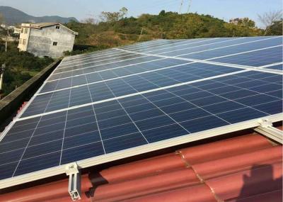 Aluminium Anodized 12um Bifacial Solar Panels Solar Rooftop Structure
