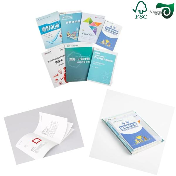 Impression sur papier offset non couché 80 g/m² 100 g/m² pour manuels descriptifs 594 x 841 mm