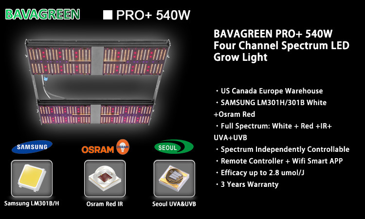 Затемняющ СИД спектра 540W 4x4 доски LM301H Кванта полное вырастите светлый