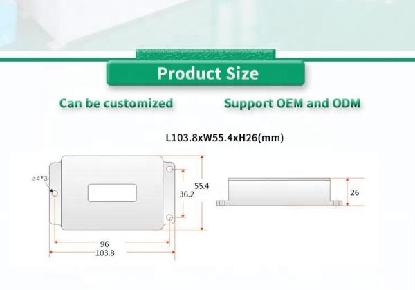 Inclinômetro de duplo eixo de grau industrial UNIVO UBIS-526Y para medições precisas X-Y