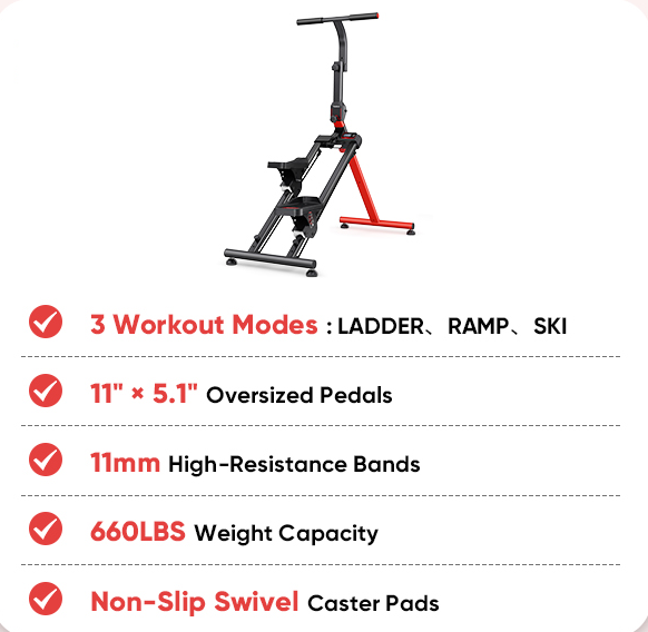 Stair Climber Machine，Stair Stepper , Folding Cardio Stair Master