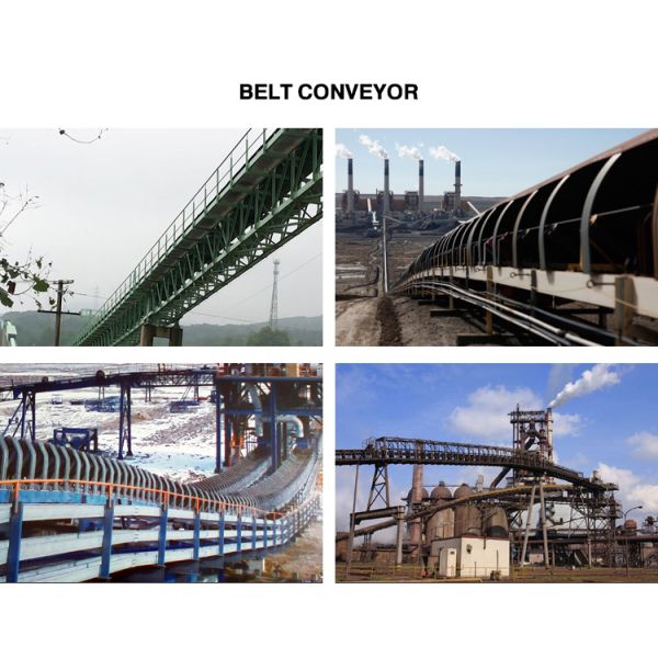 Transfer Belt Conveyor Bulk Ship Carrier Loading Unloading