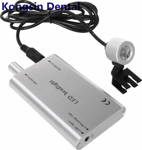 Dental 2.5X Surgical Binocular Medical Magnification Loupes with led light