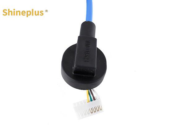 Conexão USB IP67 resistente ao desgaste, isolamento de elevadores, arnês de fiação industrial NOUL 22AWG 600MM