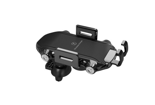 Qi Fast Wireless Car Charger Easy Install With Stylish Automatic Clamping Design