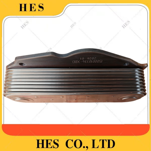 61500010334 5KG Oil Cooler Weichai Engine Spare Parts